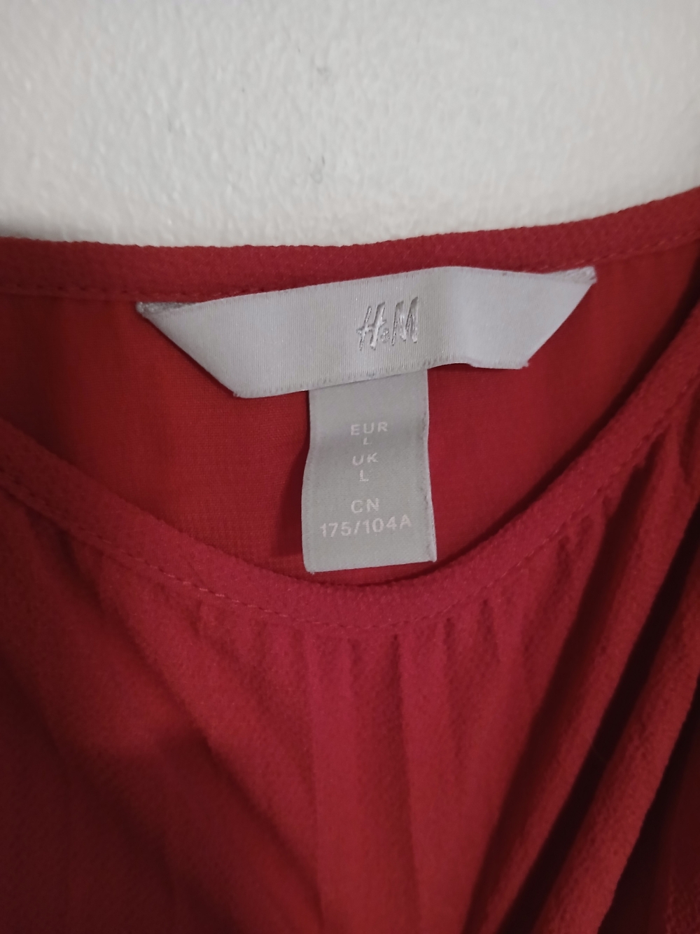 H&M Red Spaghetti-Strap Mini Dress - Picture 2 of 3